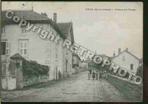 Ville de CIEUXCHARAT Carte postale ancienne