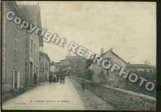 Ville de CIEUXCHARAT Carte postale ancienne