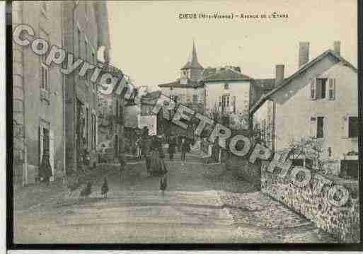 Ville de CIEUXCHARAT Carte postale ancienne