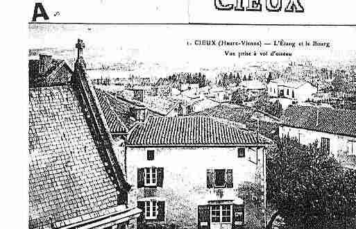 Ville de CIEUXCHARAT Carte postale ancienne