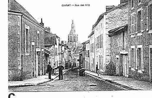 Ville de CIVRAY Carte postale ancienne