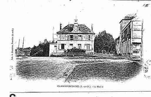 Ville de CLAIREFONTAINEENYVELINES Carte postale ancienne