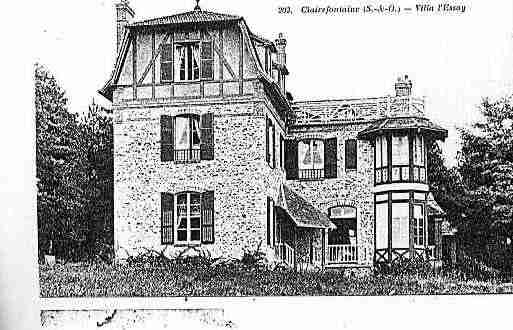 Ville de CLAIREFONTAINEENYVELINES Carte postale ancienne