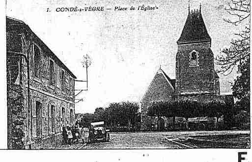 Ville de CONDESURVESGRE Carte postale ancienne