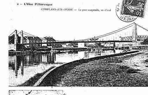 Ville de CONFLANSSAINTEHONORINE Carte postale ancienne