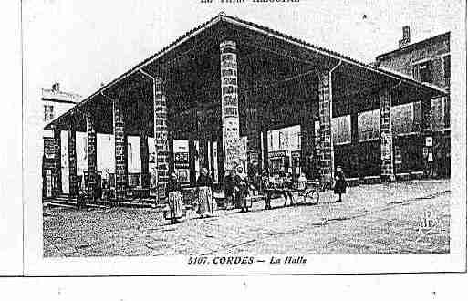 Ville de CORDES Carte postale ancienne