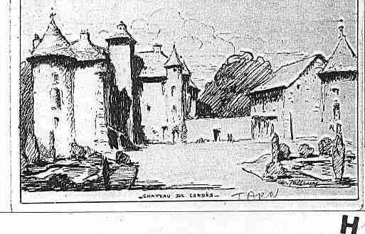 Ville de CORDES Carte postale ancienne