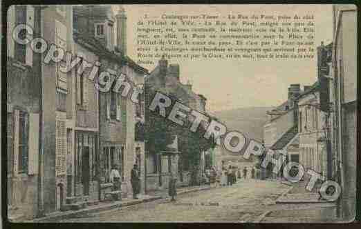 Ville de COULANGESSURYONNE Carte postale ancienne