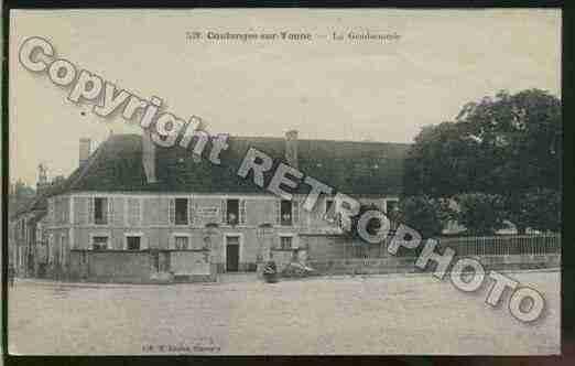 Ville de COULANGESSURYONNE Carte postale ancienne