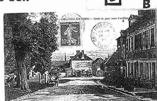 Ville de COULANGESSURYONNE Carte postale ancienne