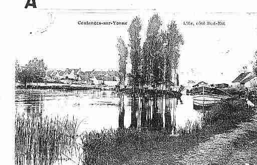 Ville de COULANGESSURYONNE Carte postale ancienne