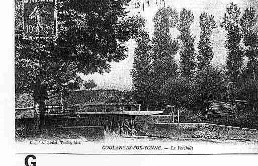 Ville de COULANGESSURYONNE Carte postale ancienne