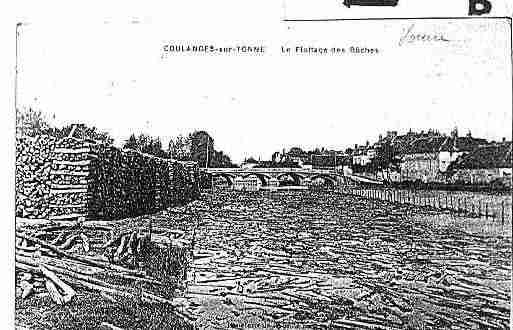 Ville de COULANGESSURYONNE Carte postale ancienne