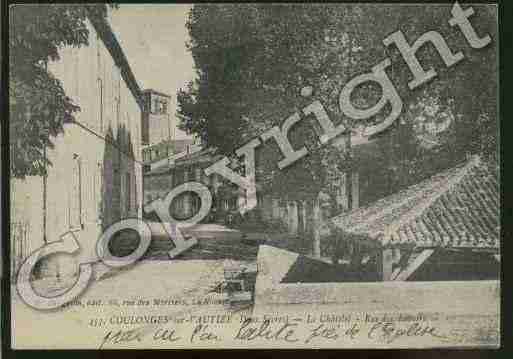 Ville de COULONGESSURL\'AUTIZE Carte postale ancienne