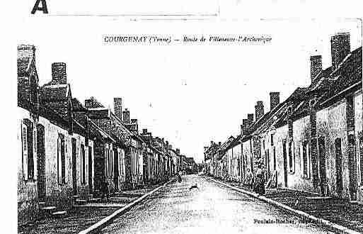 Ville de COURGENAY Carte postale ancienne