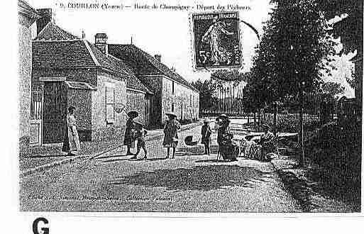 Ville de COURLONSURYONNE Carte postale ancienne