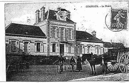 Ville de COURLONSURYONNE Carte postale ancienne