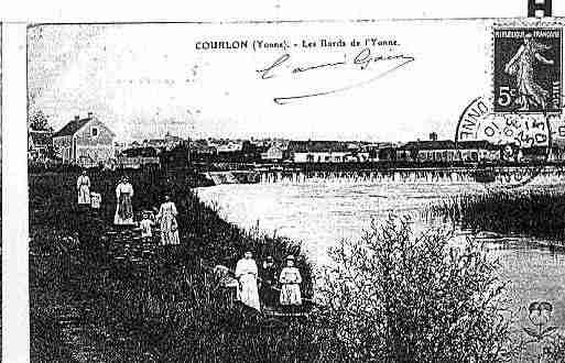 Ville de COURLONSURYONNE Carte postale ancienne Ville de COURLONSURYONNE Carte postale ancienne