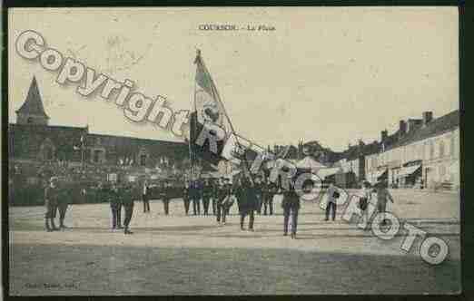 Ville de COURSONLESCARRIERES Carte postale ancienne