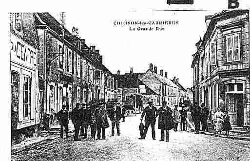 Ville de COURSONLESCARRIERES Carte postale ancienne