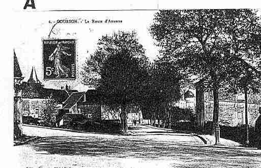 Ville de COURSONLESCARRIERES Carte postale ancienne