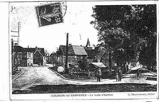 Ville de COURSONLESCARRIERES Carte postale ancienne