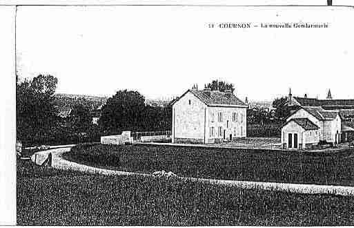 Ville de COURSONLESCARRIERES Carte postale ancienne