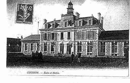 Ville de COURSONLESCARRIERES Carte postale ancienne