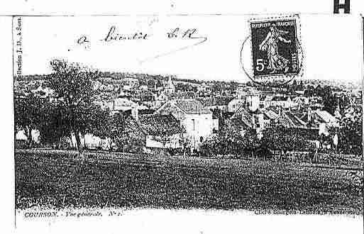 Ville de COURSONLESCARRIERES Carte postale ancienne