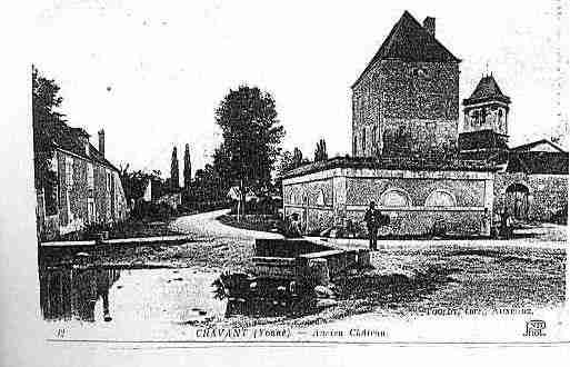 Ville de CRAVANT Carte postale ancienne