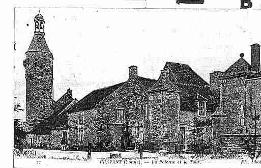 Ville de CRAVANT Carte postale ancienne