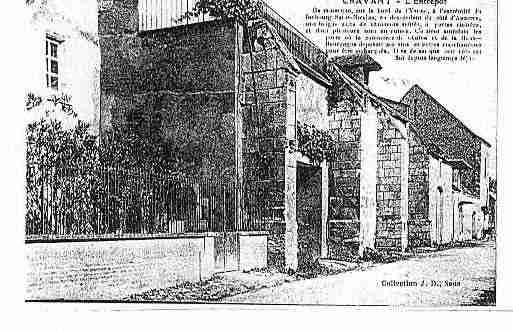 Ville de CRAVANT Carte postale ancienne