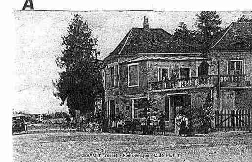 Ville de CRAVANT Carte postale ancienne