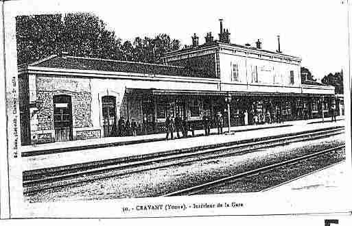 Ville de CRAVANT Carte postale ancienne