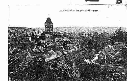 Ville de CRAVANT Carte postale ancienne