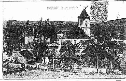 Ville de CRAVANT Carte postale ancienne