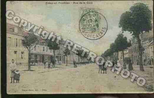 Ville de CRECYENPONTHIEU Carte postale ancienne