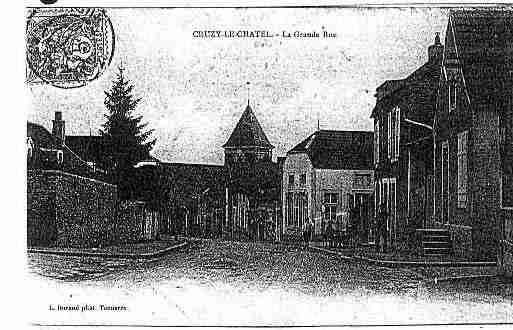 Ville de CRUZYLECHATEL Carte postale ancienne