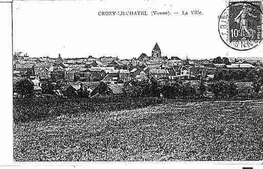 Ville de CRUZYLECHATEL Carte postale ancienne