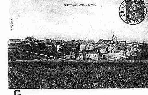 Ville de CRUZYLECHATEL Carte postale ancienne