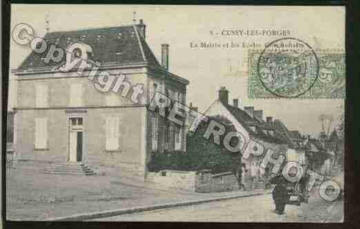 Ville de CUSSYLESFORGES Carte postale ancienne