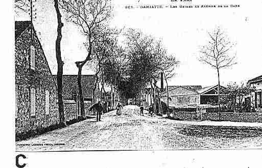 Ville de DAMIATTE Carte postale ancienne