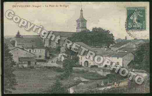 Ville de DEYVILLERS Carte postale ancienne