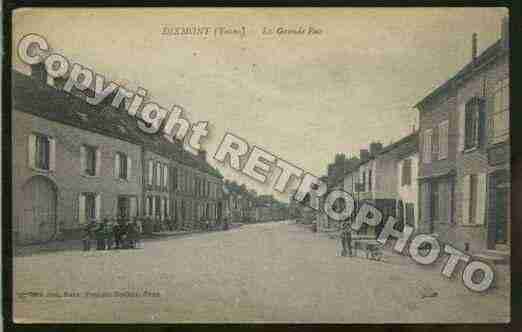 Ville de DIXMONT Carte postale ancienne