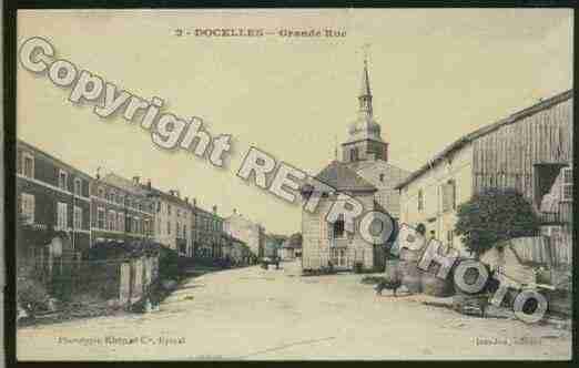 Ville de DOCELLES Carte postale ancienne