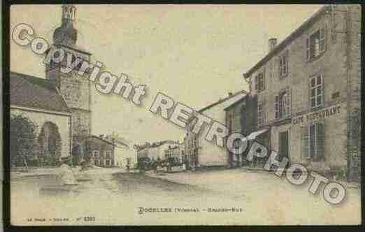 Ville de DOCELLES Carte postale ancienne