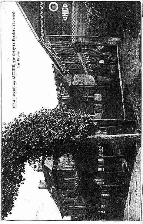 Ville de DOMPIERRESURAUTHIE Carte postale ancienne