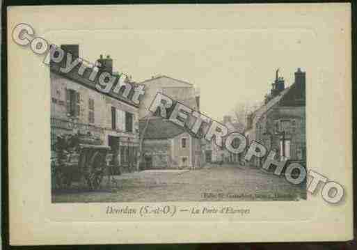 Ville de DOURDAN Carte postale ancienne