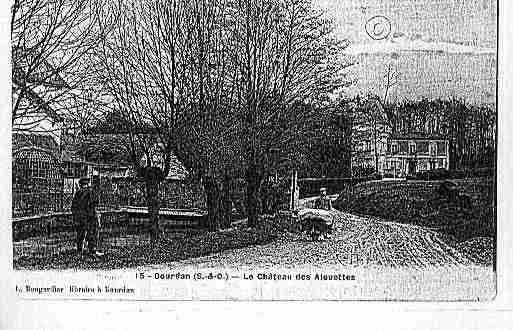 Ville de DOURDAN Carte postale ancienne