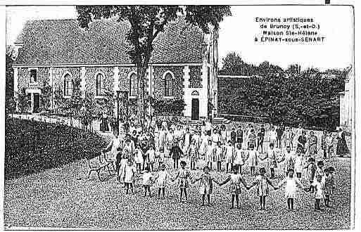 Ville de EPINAYSOUSSENART Carte postale ancienne
